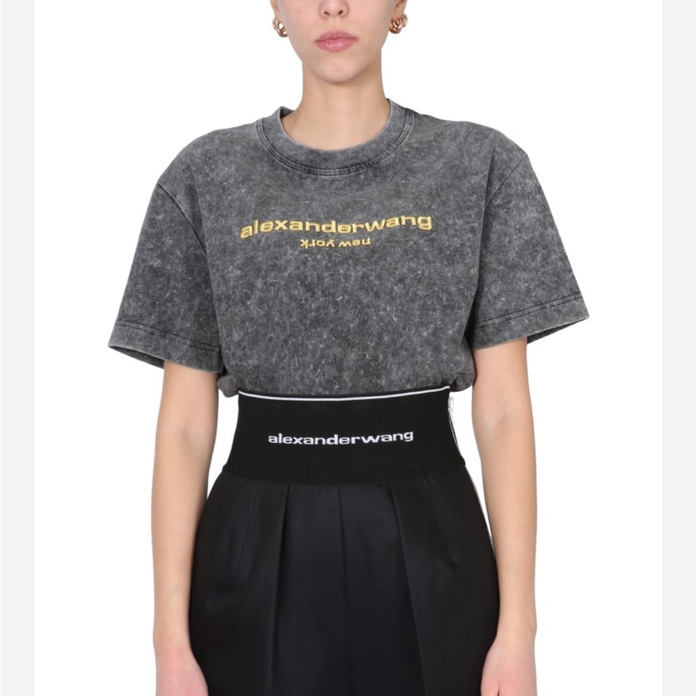 Alexander Wang Cropped Tee - Picture 1 of 5